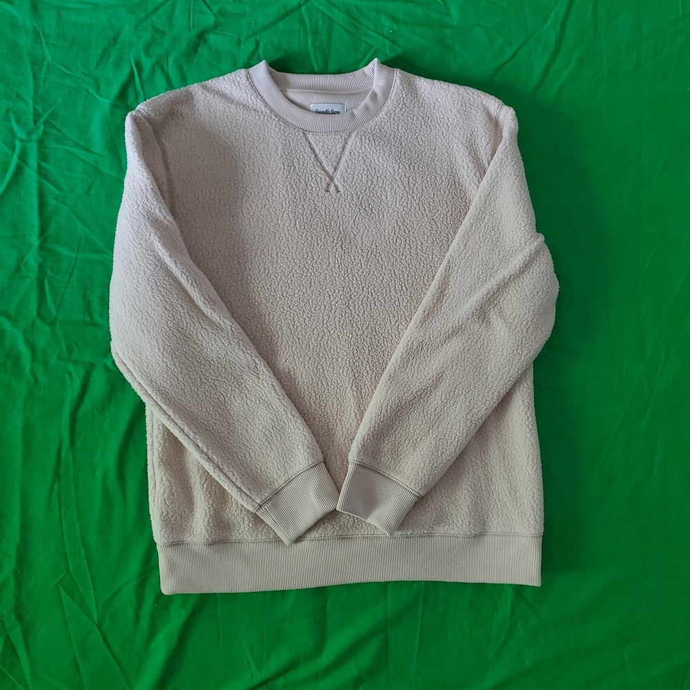 Goodfellow & Co Beige Fleece Sweater Medium
